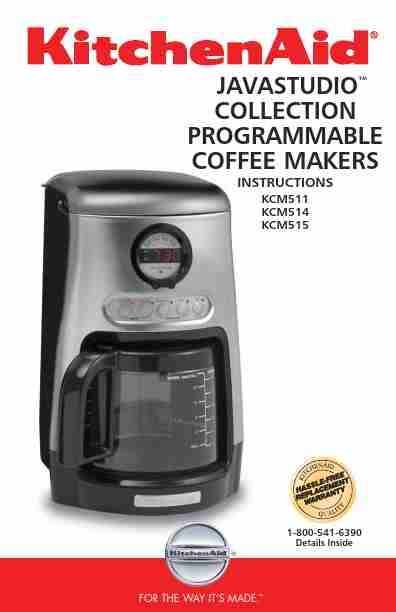 KitchenAid Coffeemaker KCM511-page_pdf